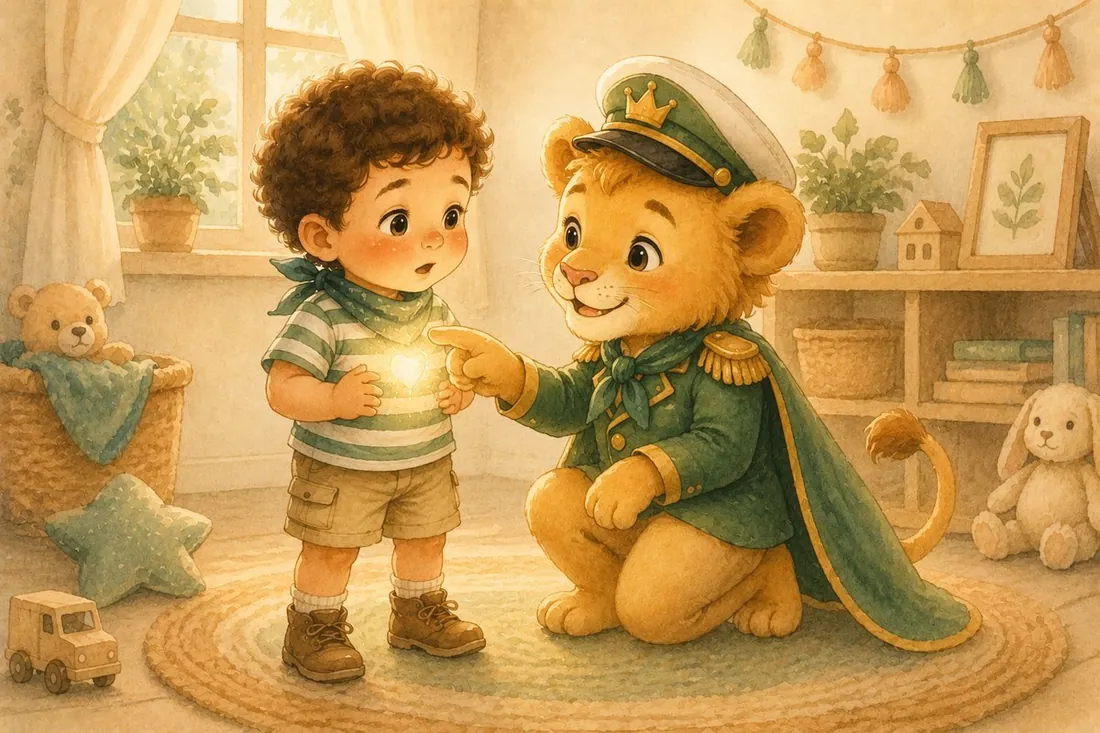 Cena da historinha O Tesouro do Trono