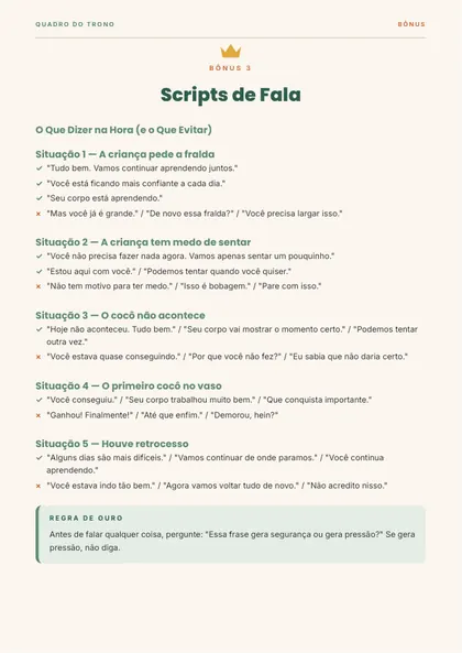 Scripts de Fala — página real