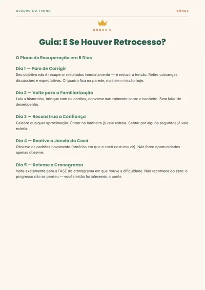 Guia E Se Houver Retrocesso — página real
