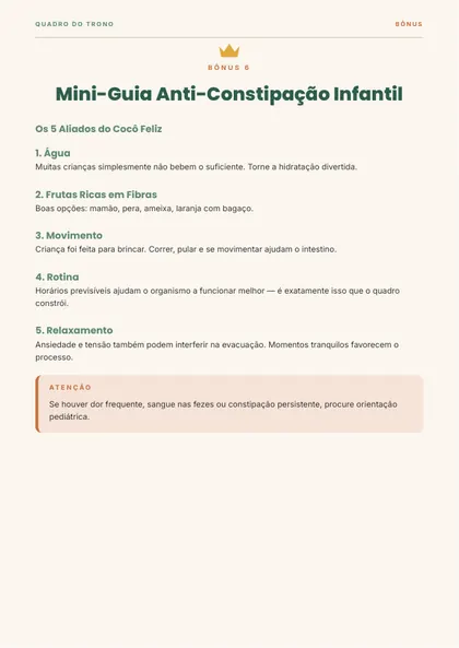Mini-guia Anti-Constipação — página real